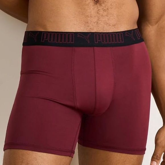 Puma Other - PUMA 5PK Performance Boxer Briefs Multicolor MED 32-34 Waist NWT